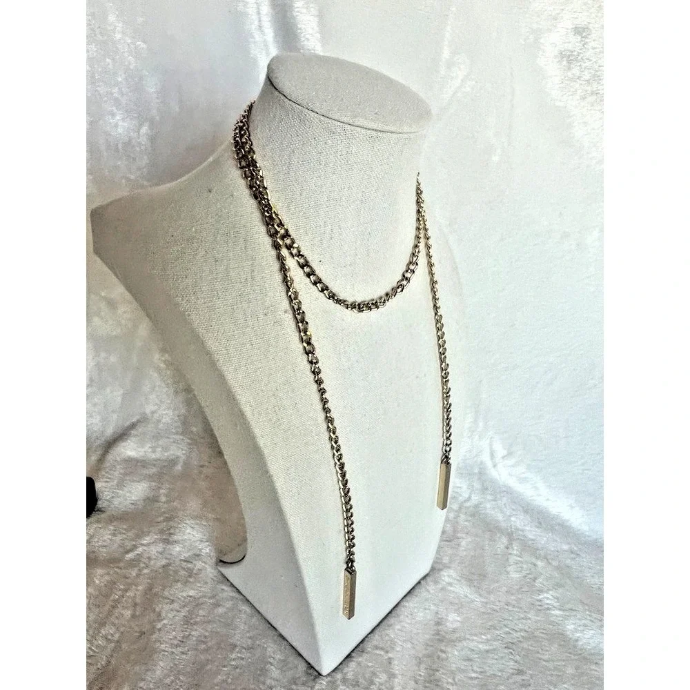 Michael Kors Necklace MK Gold Curb Link 30